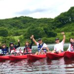 那須矢の目ダム湖カヌー体験