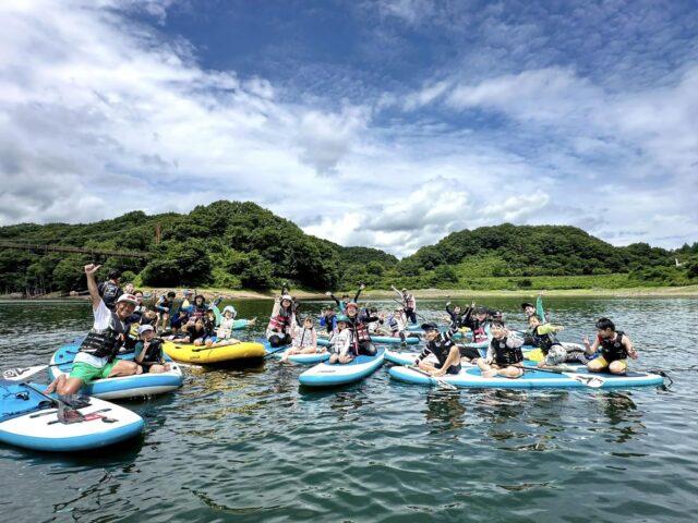 那須高原保育園の卒園児さんsup体験！