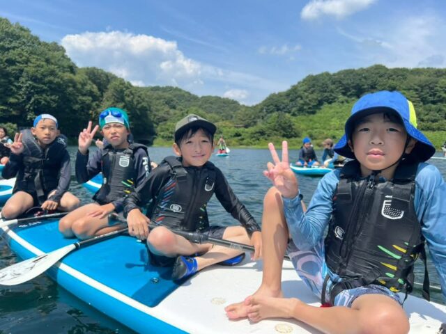 2025.8.22那須高原保育園の卒園児さんsup体験ツアー
