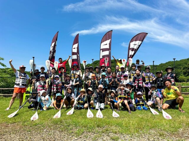 2025.6.29　毎年恒例😍　那須町親子でトライ☝️SUP体験😊