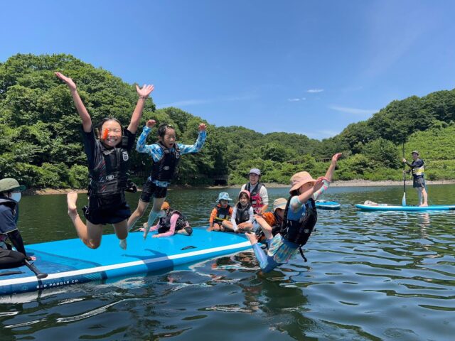 2025.6.29　毎年恒例😍　那須町親子でトライ☝️SUP体験😊