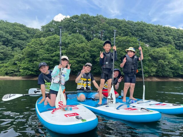 2025.6.29　毎年恒例😍　那須町親子でトライ☝️SUP体験😊