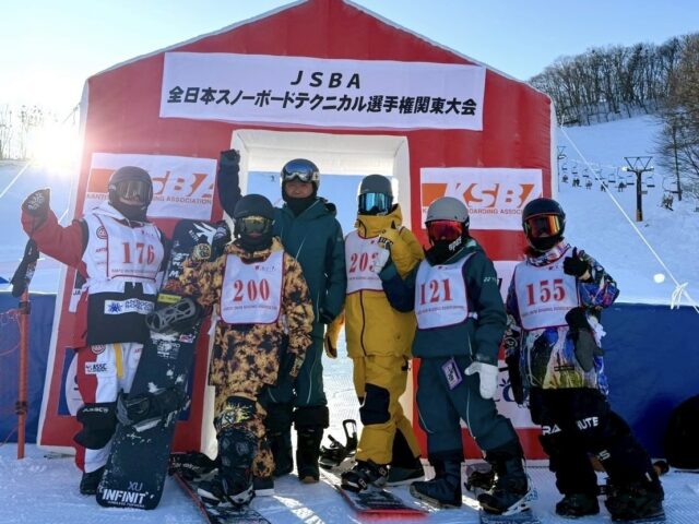 第33回JSBA全日本スノーボードテクニカル選手権 関東大会